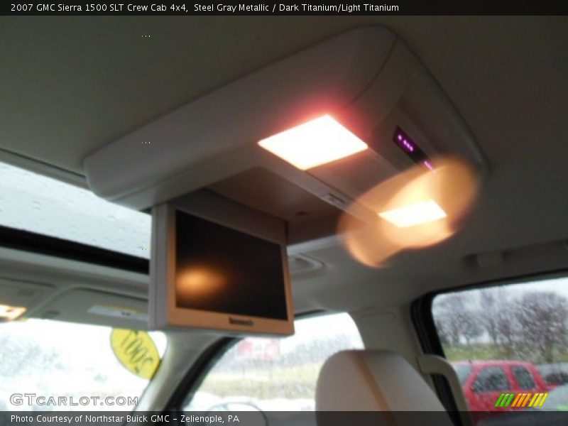 Steel Gray Metallic / Dark Titanium/Light Titanium 2007 GMC Sierra 1500 SLT Crew Cab 4x4