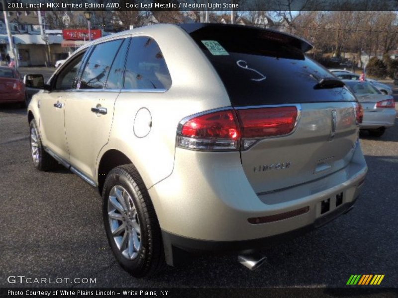 Gold Leaf Metallic / Medium Light Stone 2011 Lincoln MKX Limited Edition AWD