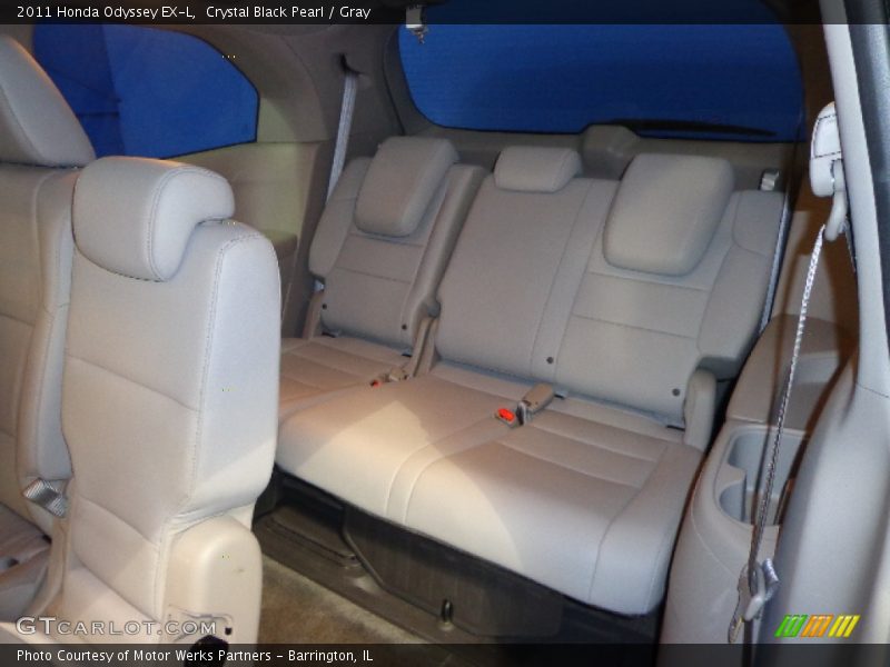 Crystal Black Pearl / Gray 2011 Honda Odyssey EX-L