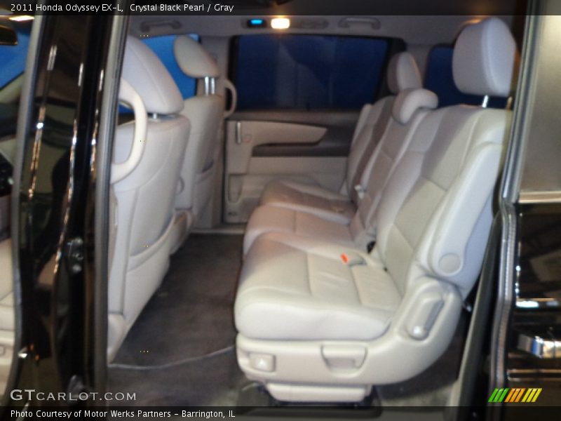 Crystal Black Pearl / Gray 2011 Honda Odyssey EX-L