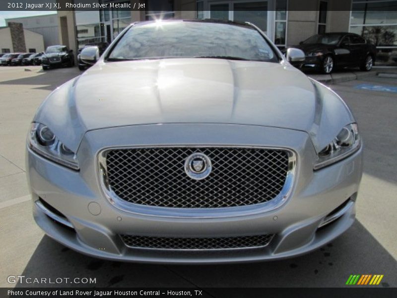 Rhodium Silver Metallic / Jet 2012 Jaguar XJ XJ