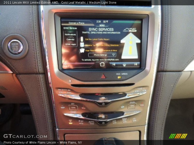 Gold Leaf Metallic / Medium Light Stone 2011 Lincoln MKX Limited Edition AWD
