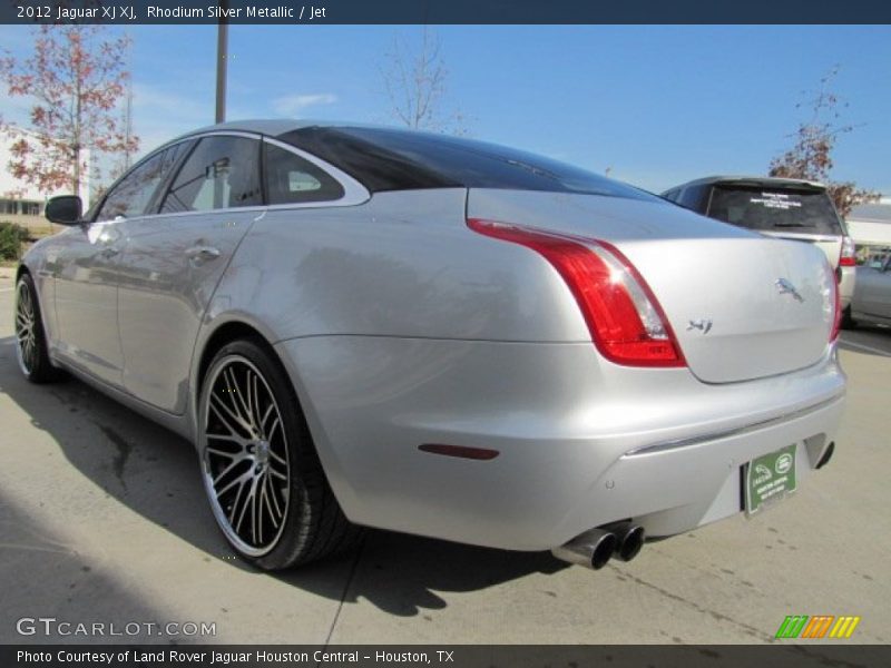 Rhodium Silver Metallic / Jet 2012 Jaguar XJ XJ