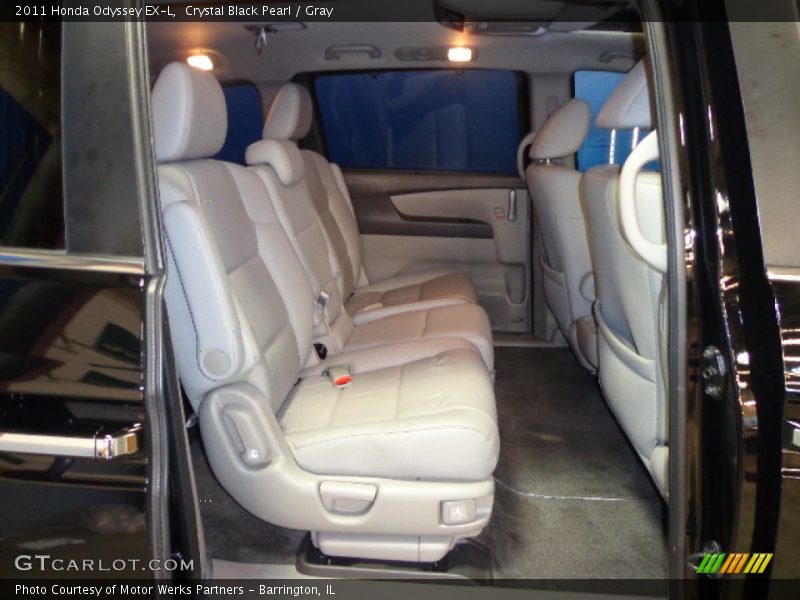 Crystal Black Pearl / Gray 2011 Honda Odyssey EX-L