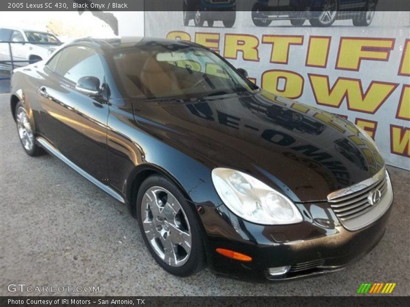 Black Onyx / Black 2005 Lexus SC 430