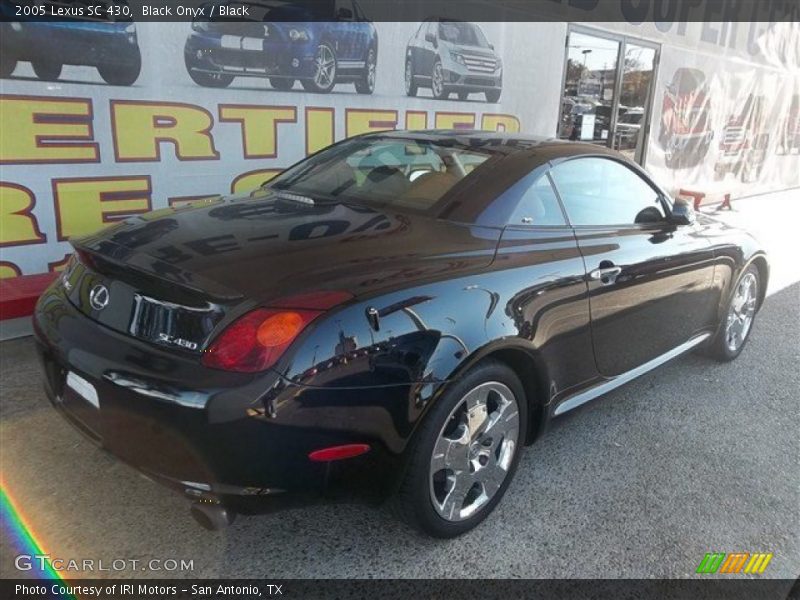 Black Onyx / Black 2005 Lexus SC 430