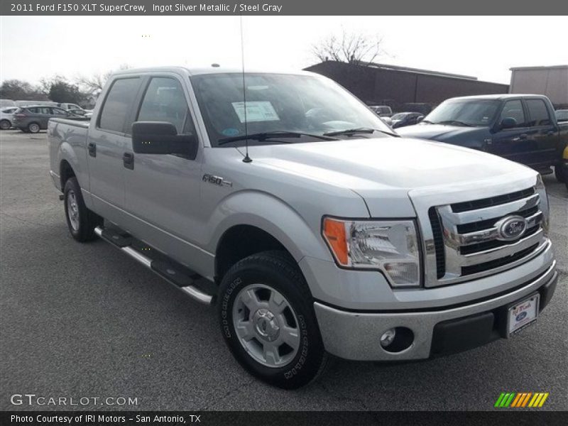 Ingot Silver Metallic / Steel Gray 2011 Ford F150 XLT SuperCrew