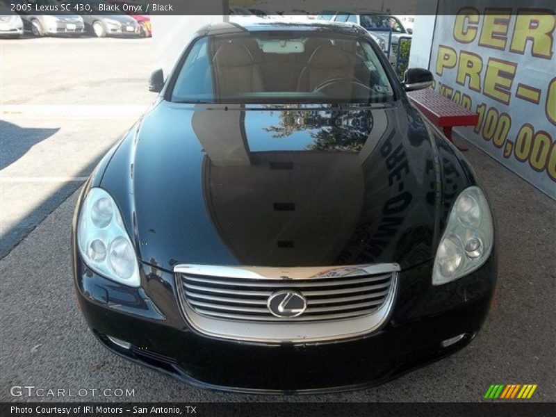 Black Onyx / Black 2005 Lexus SC 430