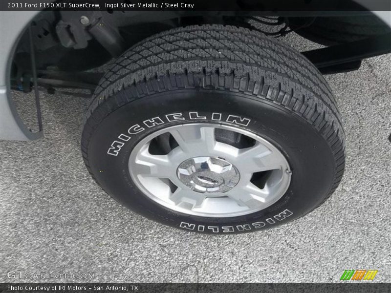 Ingot Silver Metallic / Steel Gray 2011 Ford F150 XLT SuperCrew