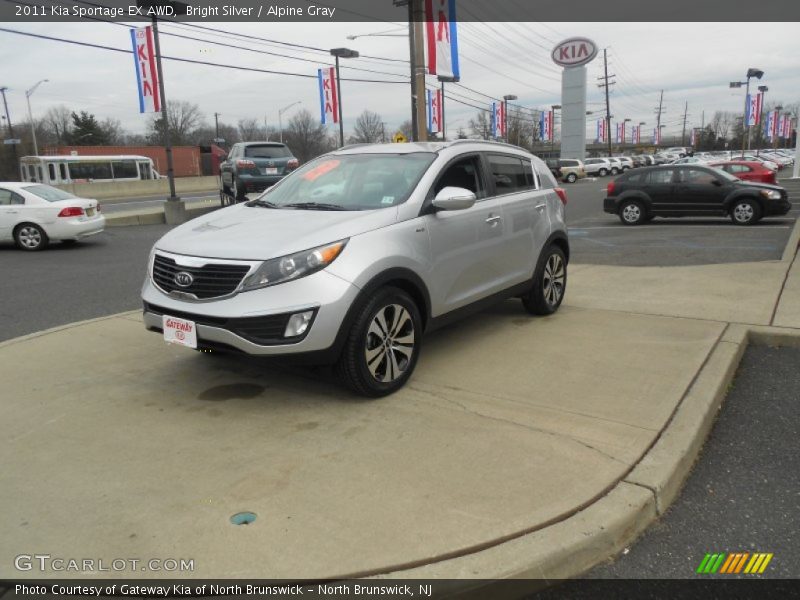 Bright Silver / Alpine Gray 2011 Kia Sportage EX AWD