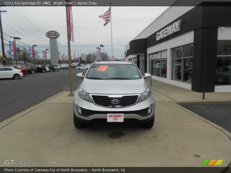 Bright Silver / Alpine Gray 2011 Kia Sportage EX AWD
