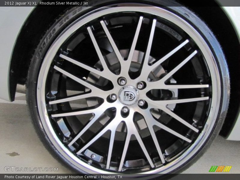 Rhodium Silver Metallic / Jet 2012 Jaguar XJ XJ
