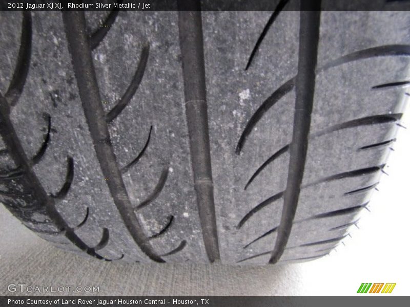 Rhodium Silver Metallic / Jet 2012 Jaguar XJ XJ