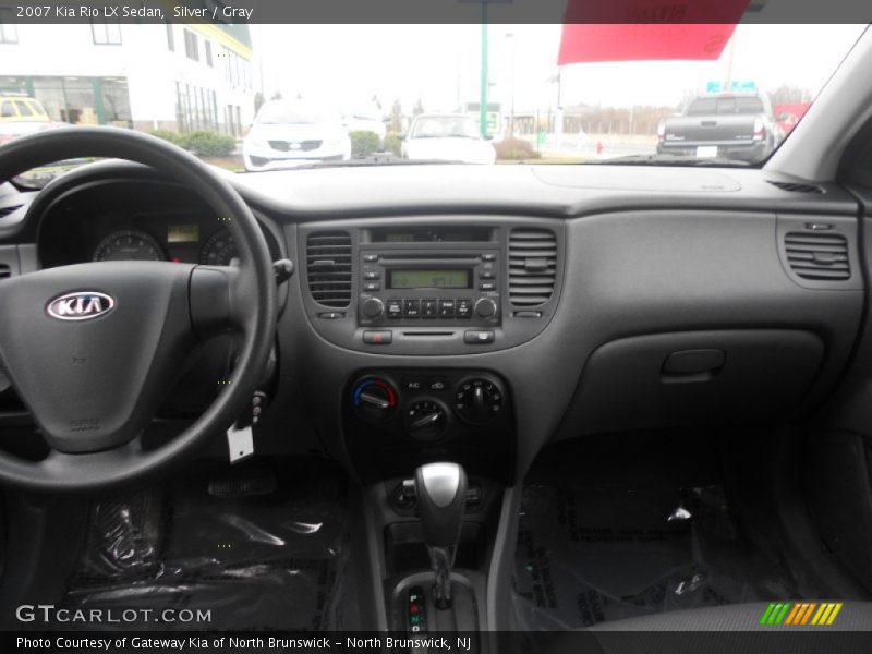 Silver / Gray 2007 Kia Rio LX Sedan