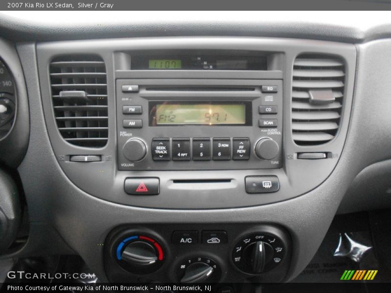 Silver / Gray 2007 Kia Rio LX Sedan