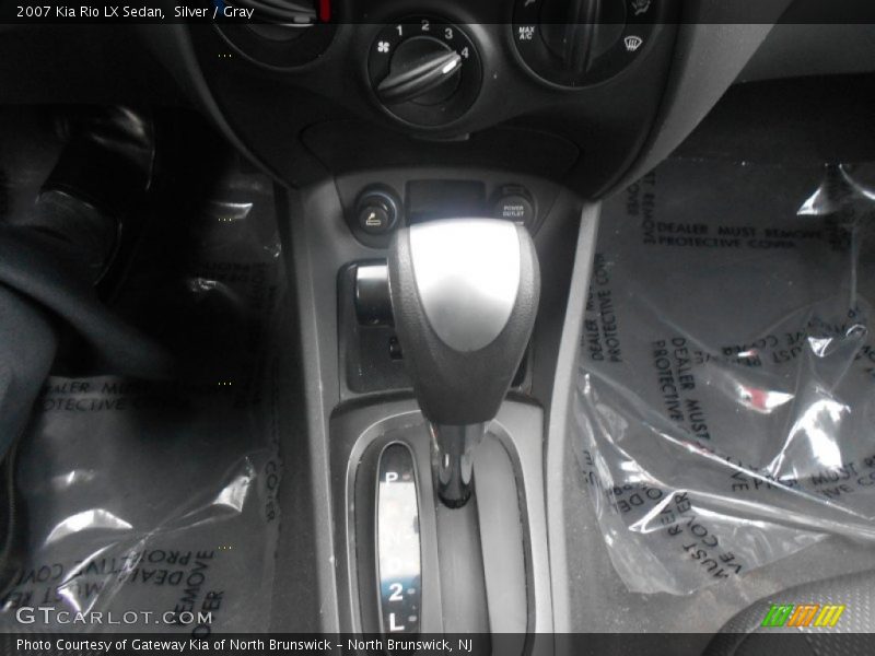 Silver / Gray 2007 Kia Rio LX Sedan