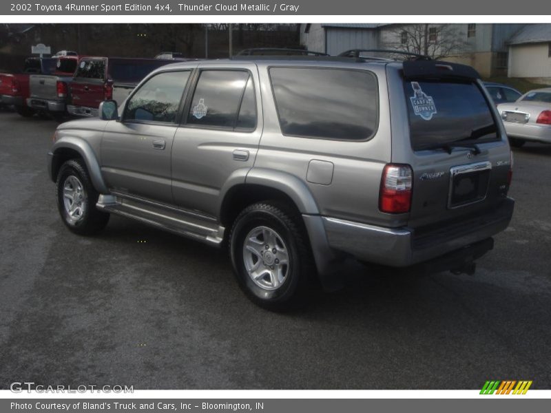 Thunder Cloud Metallic / Gray 2002 Toyota 4Runner Sport Edition 4x4