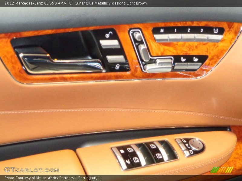 Lunar Blue Metallic / designo Light Brown 2012 Mercedes-Benz CL 550 4MATIC