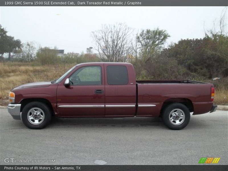  1999 Sierra 1500 SLE Extended Cab Dark Toreador Red Metallic