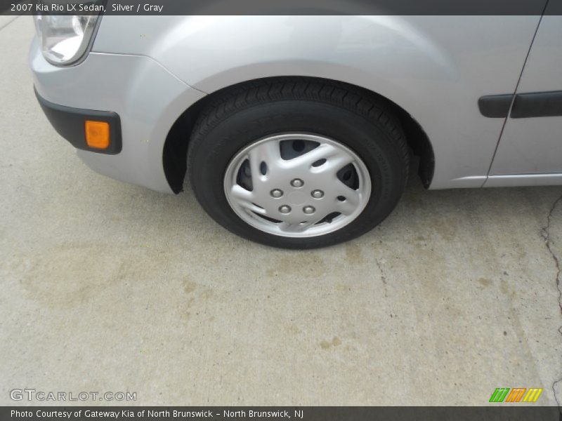 Silver / Gray 2007 Kia Rio LX Sedan