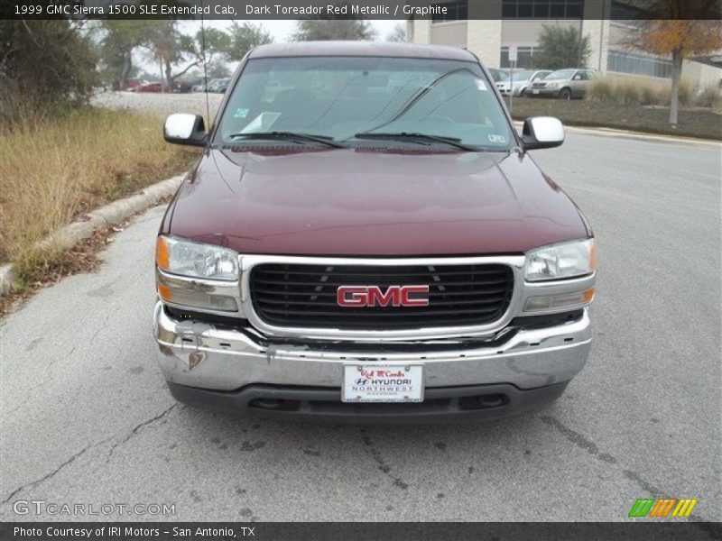 Dark Toreador Red Metallic / Graphite 1999 GMC Sierra 1500 SLE Extended Cab