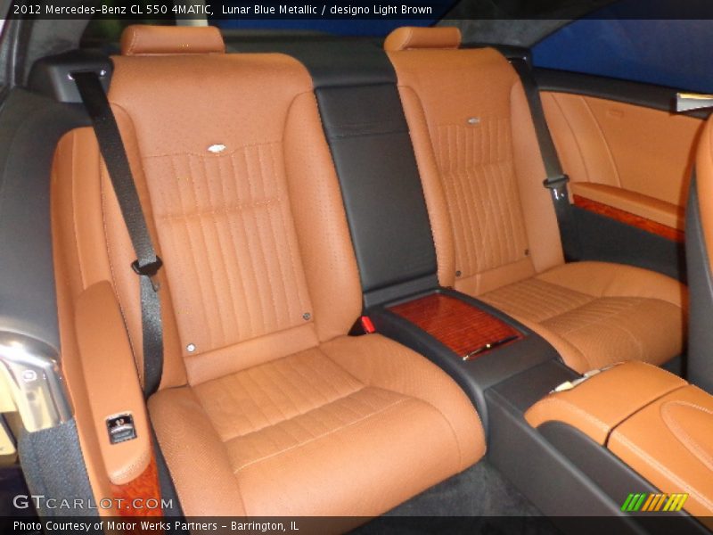 Rear Seat of 2012 CL 550 4MATIC