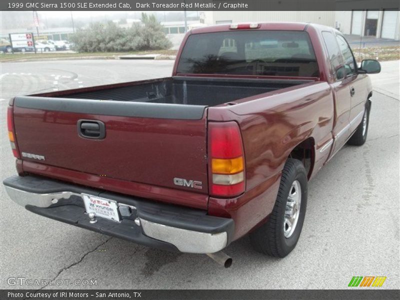 Dark Toreador Red Metallic / Graphite 1999 GMC Sierra 1500 SLE Extended Cab