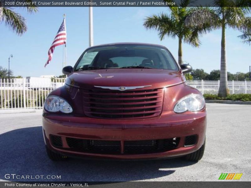 Sunset Crystal Pearl / Pastel Pebble Beige 2008 Chrysler PT Cruiser Sunset Boulevard Edition