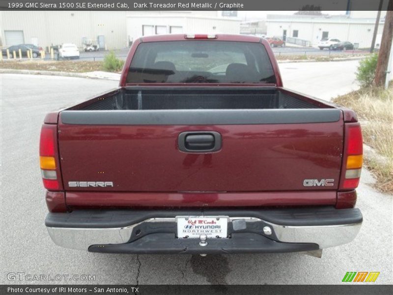 Dark Toreador Red Metallic / Graphite 1999 GMC Sierra 1500 SLE Extended Cab