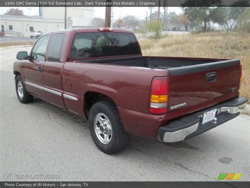 Dark Toreador Red Metallic / Graphite 1999 GMC Sierra 1500 SLE Extended Cab