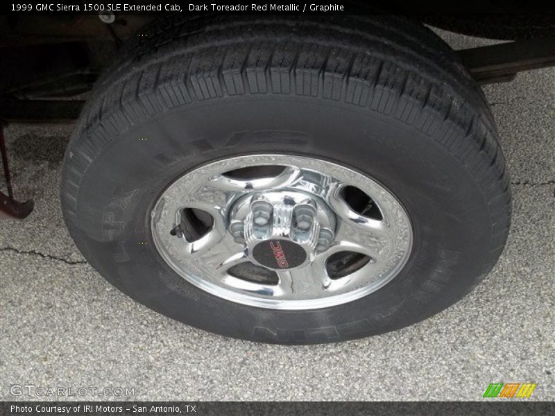 Dark Toreador Red Metallic / Graphite 1999 GMC Sierra 1500 SLE Extended Cab
