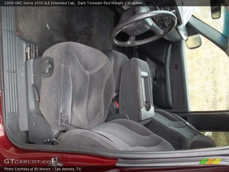 Dark Toreador Red Metallic / Graphite 1999 GMC Sierra 1500 SLE Extended Cab