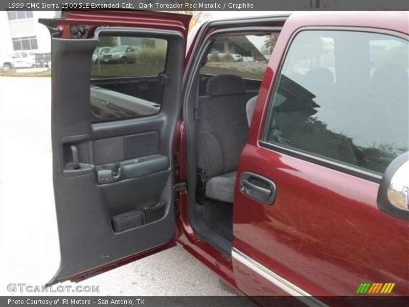 Dark Toreador Red Metallic / Graphite 1999 GMC Sierra 1500 SLE Extended Cab