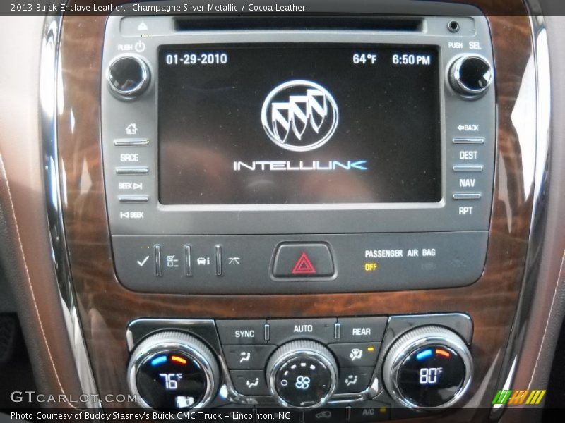 Champagne Silver Metallic / Cocoa Leather 2013 Buick Enclave Leather