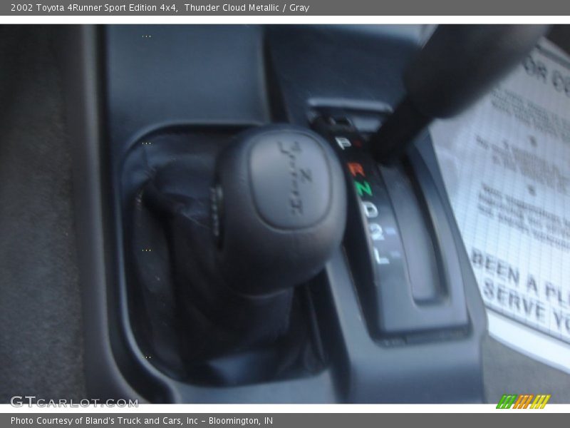 Thunder Cloud Metallic / Gray 2002 Toyota 4Runner Sport Edition 4x4