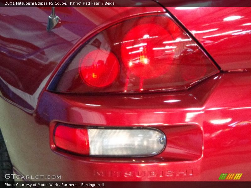 Patriot Red Pearl / Beige 2001 Mitsubishi Eclipse RS Coupe