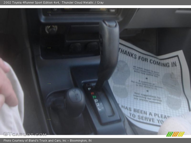 Thunder Cloud Metallic / Gray 2002 Toyota 4Runner Sport Edition 4x4