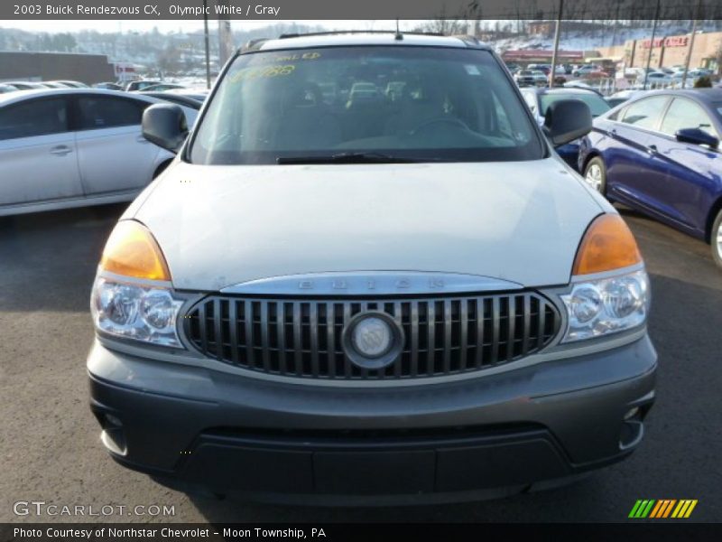 Olympic White / Gray 2003 Buick Rendezvous CX