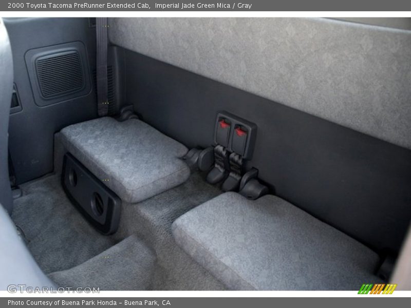 Rear Seat of 2000 Tacoma PreRunner Extended Cab