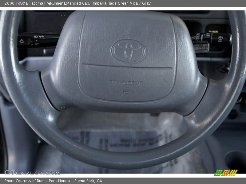 Imperial Jade Green Mica / Gray 2000 Toyota Tacoma PreRunner Extended Cab