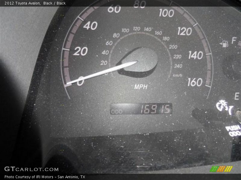 Black / Black 2012 Toyota Avalon