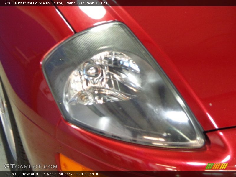 Patriot Red Pearl / Beige 2001 Mitsubishi Eclipse RS Coupe