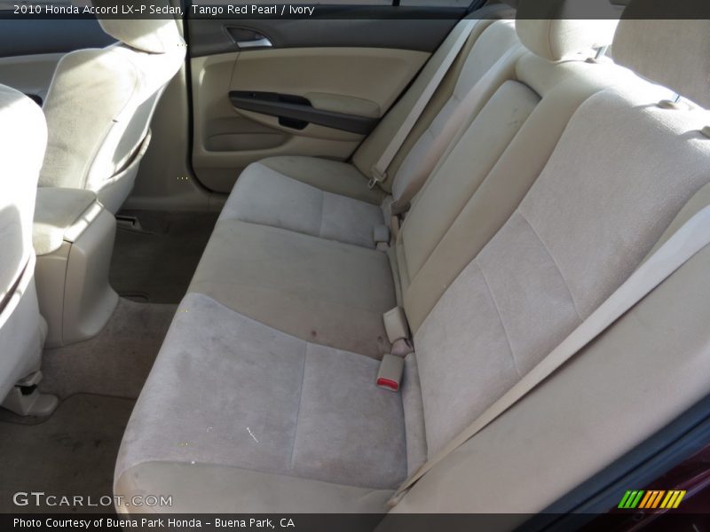 Tango Red Pearl / Ivory 2010 Honda Accord LX-P Sedan