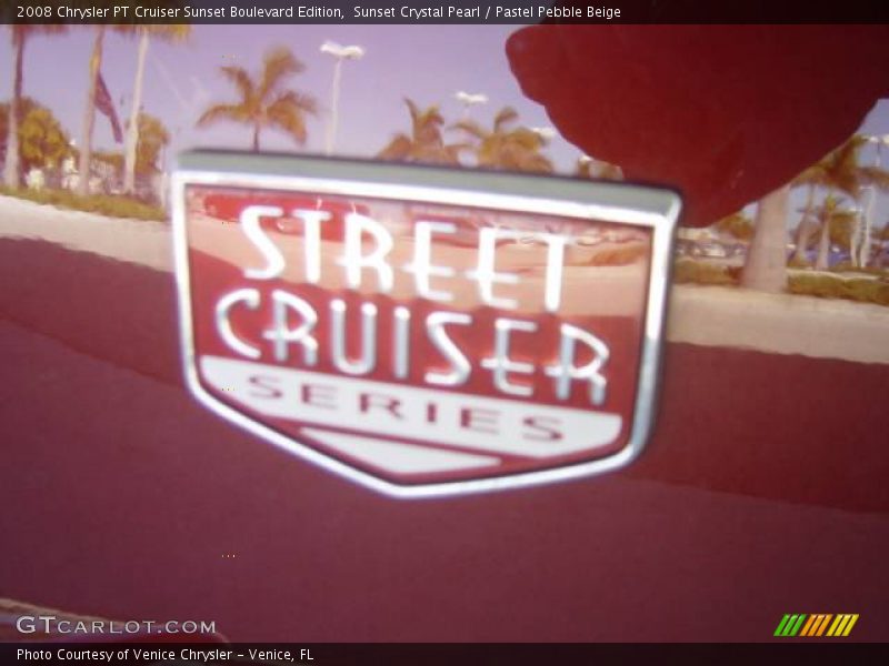 Sunset Crystal Pearl / Pastel Pebble Beige 2008 Chrysler PT Cruiser Sunset Boulevard Edition