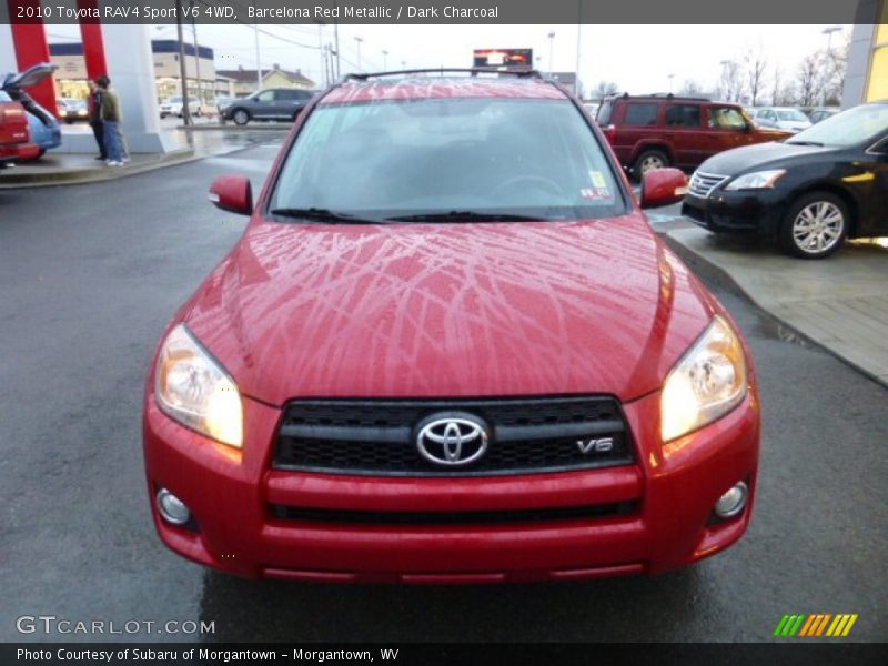 Barcelona Red Metallic / Dark Charcoal 2010 Toyota RAV4 Sport V6 4WD