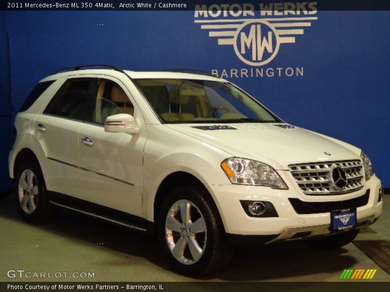 Arctic White / Cashmere 2011 Mercedes-Benz ML 350 4Matic