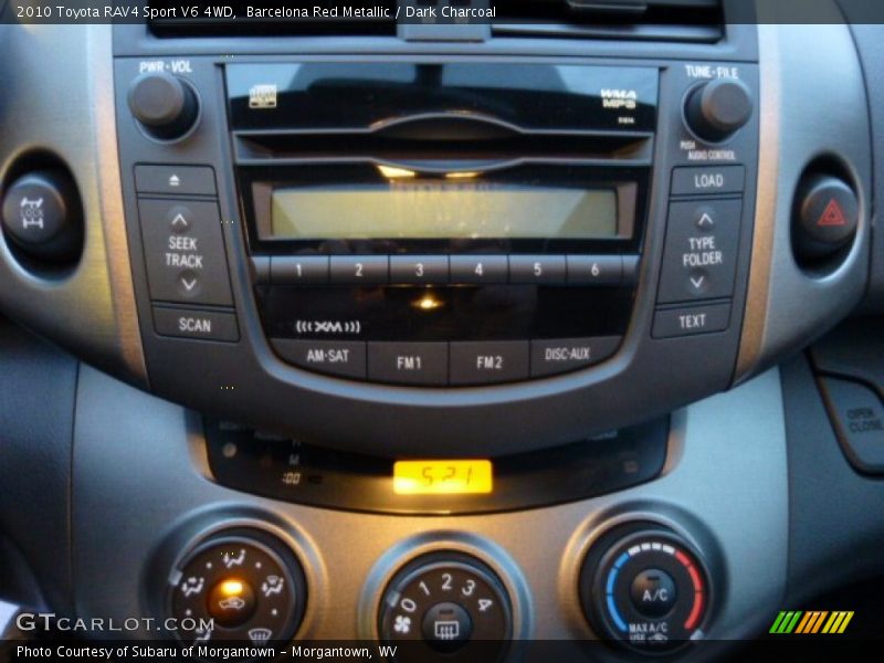 Controls of 2010 RAV4 Sport V6 4WD