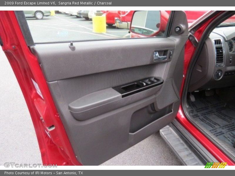 Sangria Red Metallic / Charcoal 2009 Ford Escape Limited V6