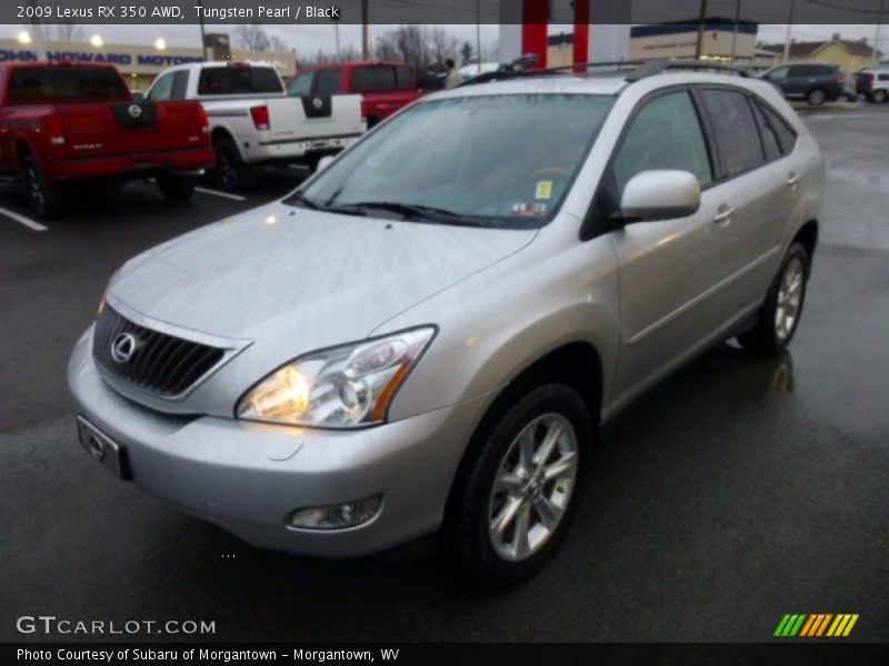 Tungsten Pearl / Black 2009 Lexus RX 350 AWD