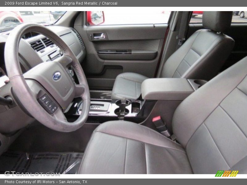 Sangria Red Metallic / Charcoal 2009 Ford Escape Limited V6